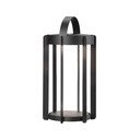 Czarny zewnętrzny lampion LED na USB (wysokość 30 cm) Firefly – Zone