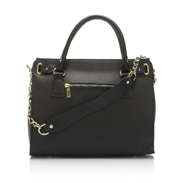 Czarna torebka skórzana Giulia Massari Clemency-image-2