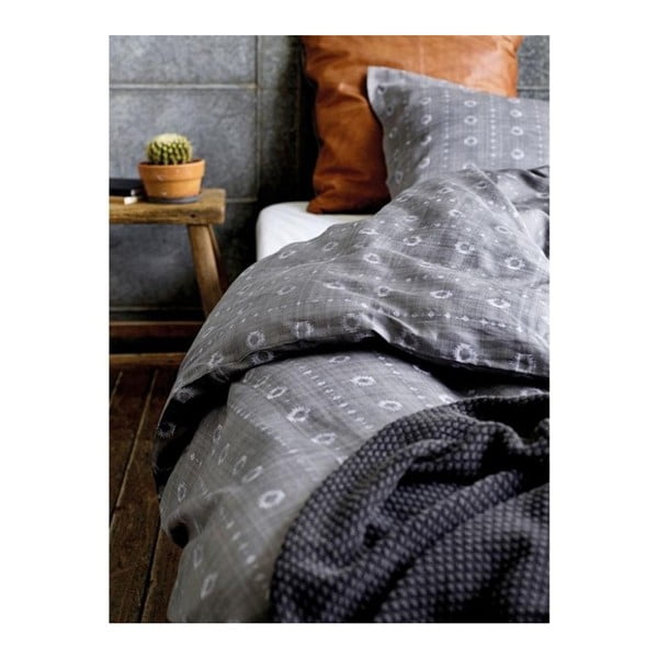 Skórzana dwustronna poduszka Södahl Lodge, 60x60 cm-image-3