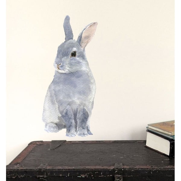 Naklejka wielokrotnego użytku Bunny, 30x21 cm