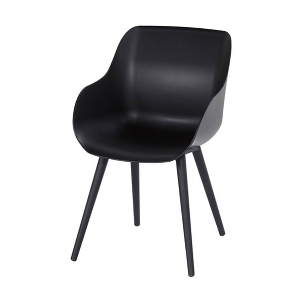 Komplet 2 czarnych krzeseł ogrodowych Hartman Sophie Organic Studio Chair