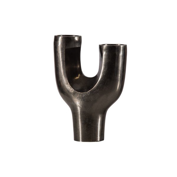 Czarny metalowy świecznik WOOOD Don Y-image-2