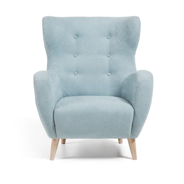 Niebieski fotel Kave Home Passo-image-1