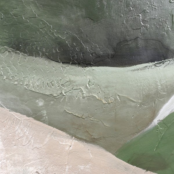 Ręcznie malowany obraz 90x120 cm Green Field    – Malerifabrikken-image-2