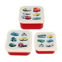 Pojemnik śniadaniowy dla dzieci 3 szt. Road Trip – Rex London