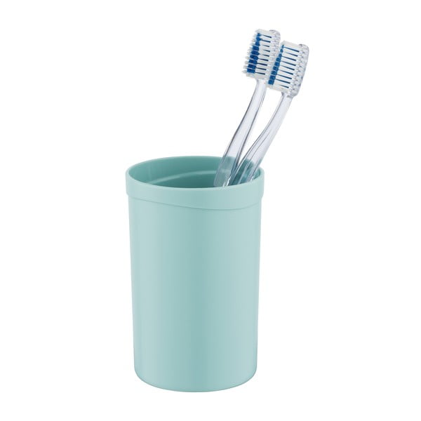 Miętowy plastikowy kubek na szczoteczki do zębów Vigo – Allstar