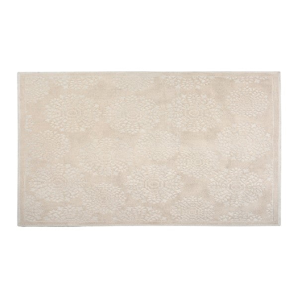 Dywan bawełniany Ganda 80x150 cm, kremowy