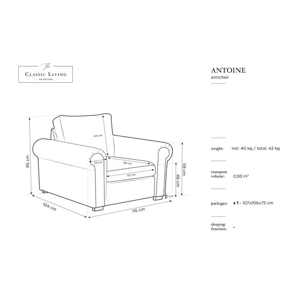 Beżowy fotel Windsor & Co Sofas Hermes-image-2
