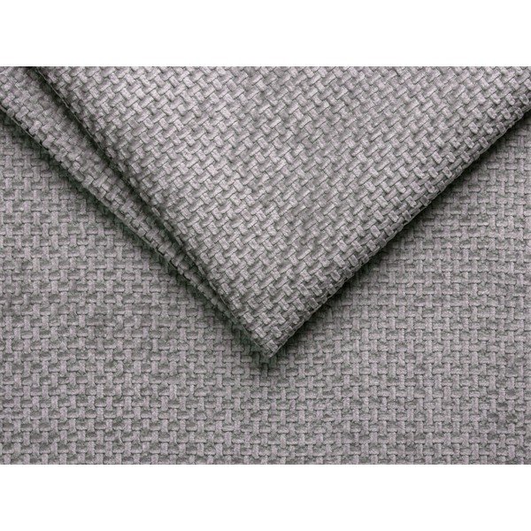 Szare tapicerowane łóżko dwuosobowe bez zagłówka 160x200 cm Whale – Micadoni -image-3