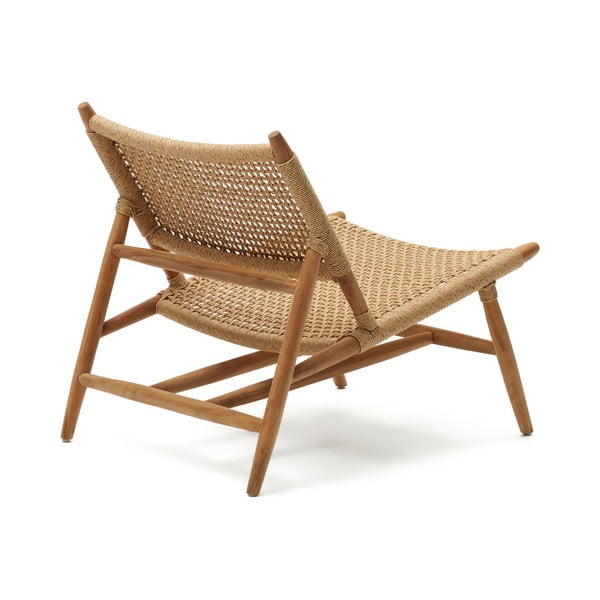 Drewniany fotel ogrodowy w naturalnym kolorze Codolar – Kave Home-image-3