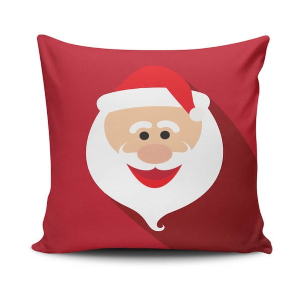 Poduszka Happy Santa Face, 45x45 cm