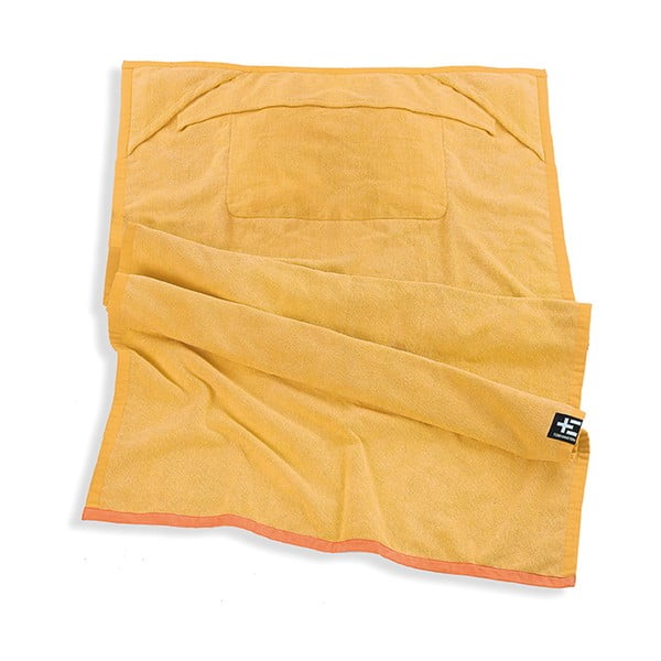 Ręcznik plażowy One Moe Yellow, 90x180 cm
