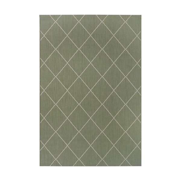 Zielony dywan odpowiedni na zewnątrz Ragami London, 160x230 cm
