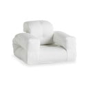 Biały fotel rozkładany odpowiedni na zewnątrz Karup Design OUT™ Hippo White