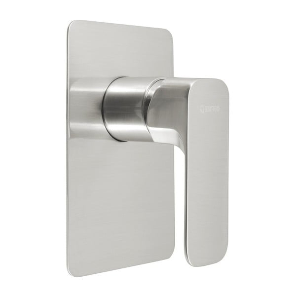 Bateria prysznicowa podtynkowa w kolorze srebra z połyskiem (1 otwór) Spy – Sapho