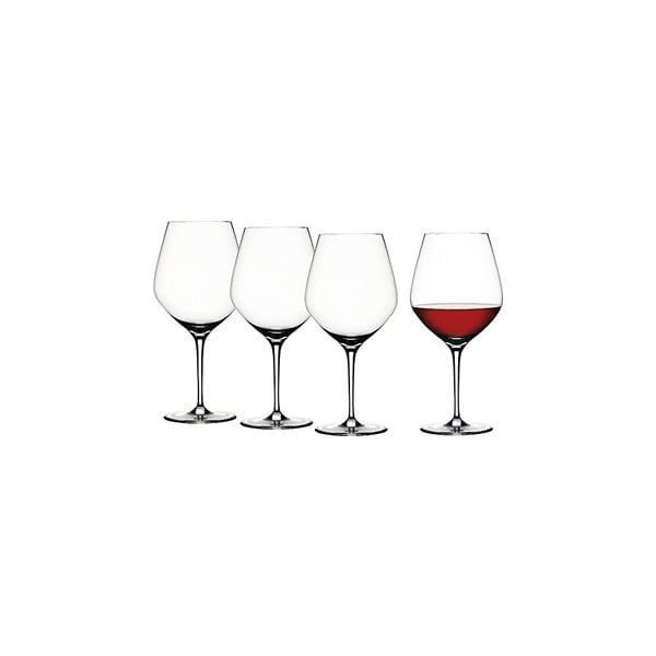 Komplet 4 kieliszków do czerwonego wina Burgundy