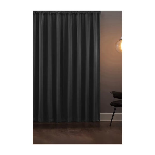 Szara zasłona zaciemniająca 260x150 cm – Mila Home-image-1