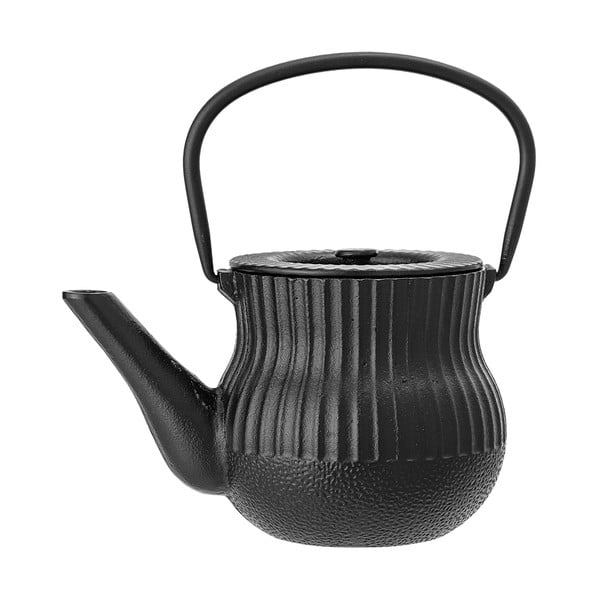 Czarny żeliwny dzbanek na herbatę Bloomingville Luca, 850 ml