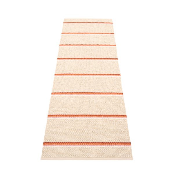 Ceglasto-kremowy chodnik odpowiedni na zewnątrz 70x240 cm Olle Brick Cream – Pappelina