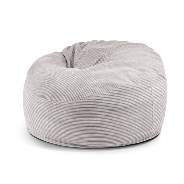 Jasnoszary sztruksowy worek do siedzenia Om 110 – SLOWDOWN