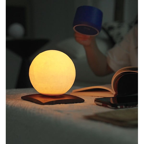 Ciemnobrązowa dekoracja świetlna na USB ø 12 cm Smart LunaSpin – Gingko-image-1