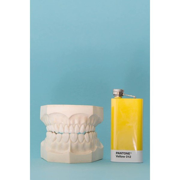 Żółta piersiówka Pantone, 150 ml-image-1