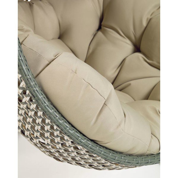 Wiszący fotel ogrodowy ze stojakiem Kave Home Damila-image-4