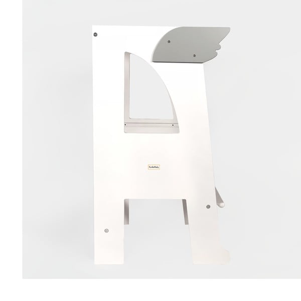 Biały pomocnik kuchenny dla dzieci Montessori – Rocket Baby-image-2