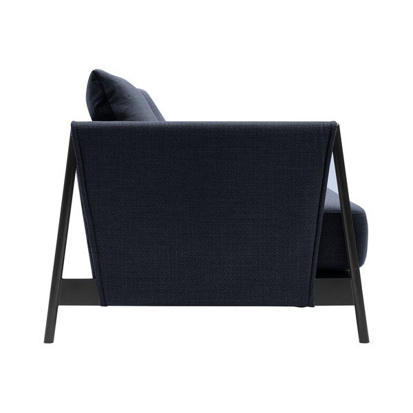 Czarna rozkładana sofa Softline Madison-image-2