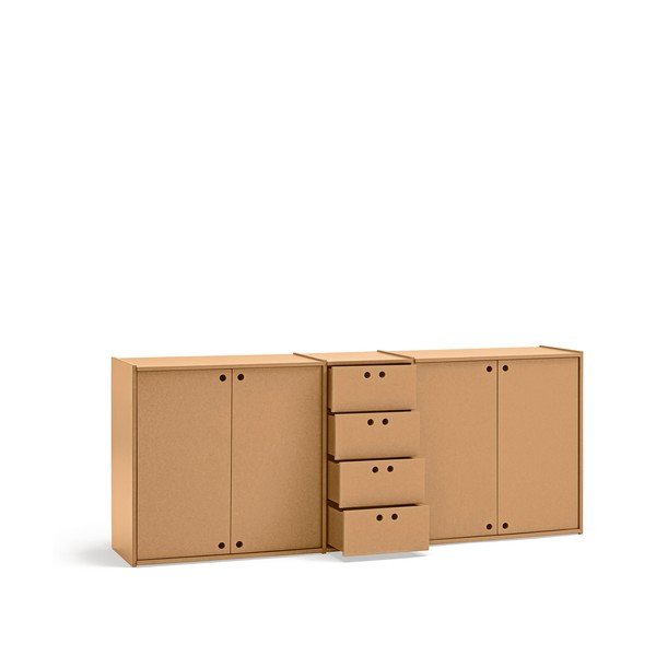 Komoda w naturalnym kolorze 197x80x40 cm Wally – Teulat-image-4