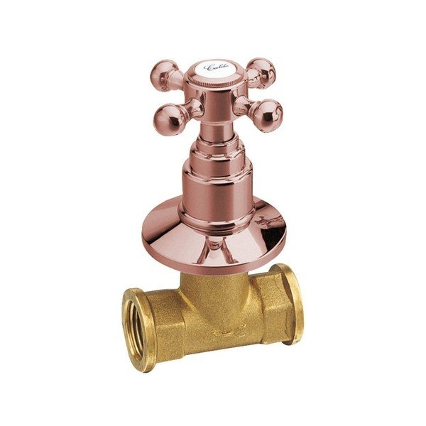 Różowy zawór podtynkowy Antea Cold – Sapho