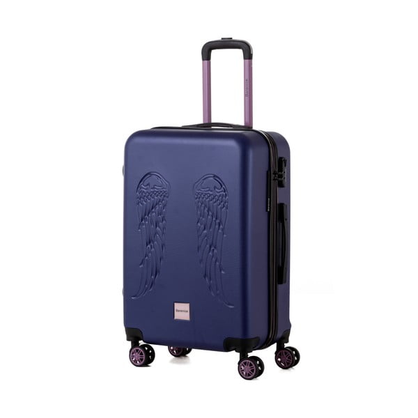 Niebieska walizka Berenice Wingy, 71 l