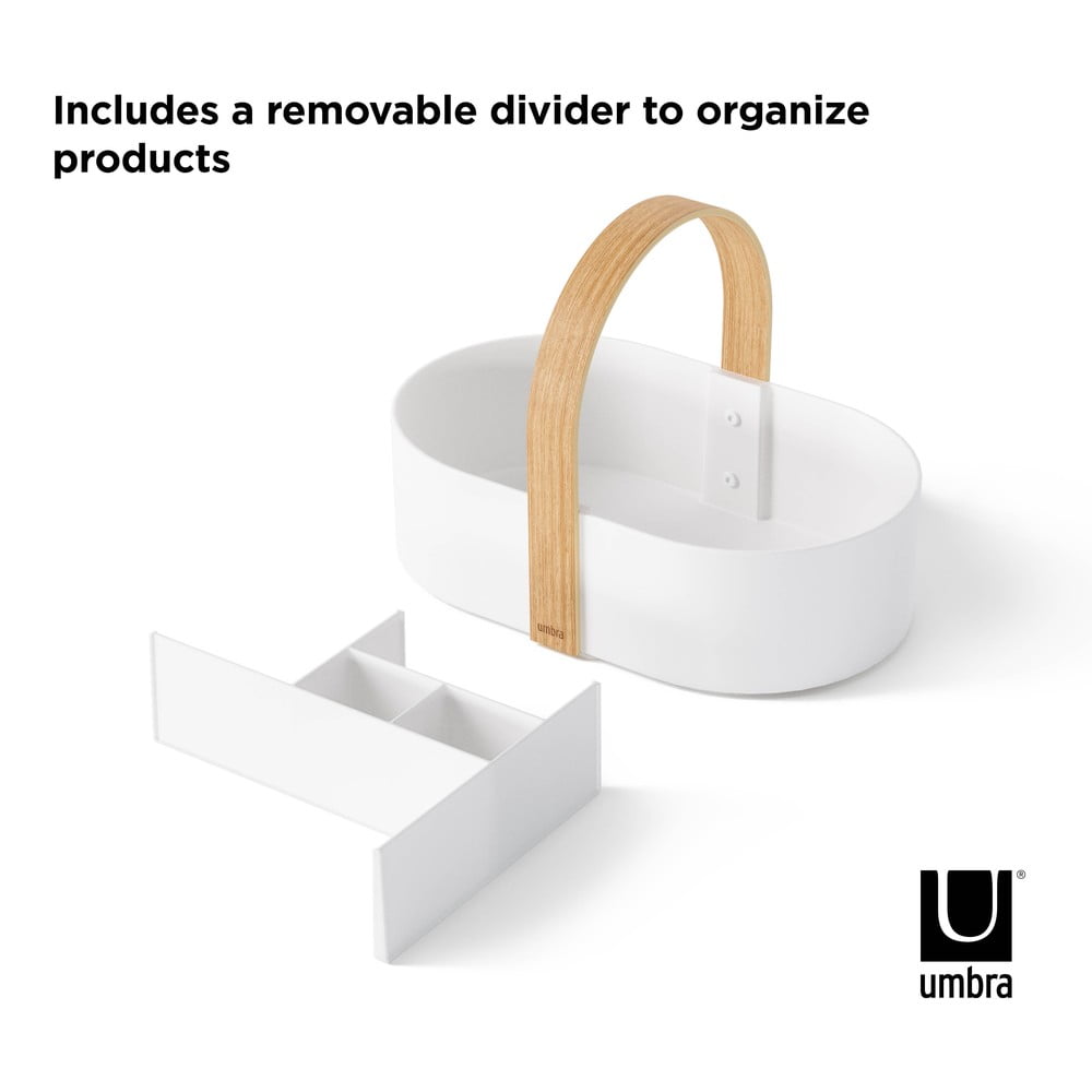 Biały organizer łazienkowy Bellwood – Umbra (zdjęcie 7)