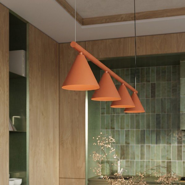 Ceglasta stalowa lampa wisząca Zylo – Sollux-image-1