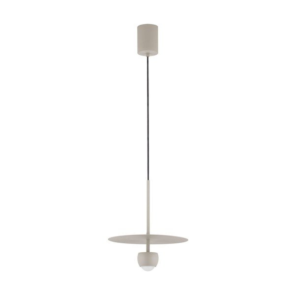 Beżowa aluminiowa lampa wisząca LED ø 30 cm Edem – Nova Luce