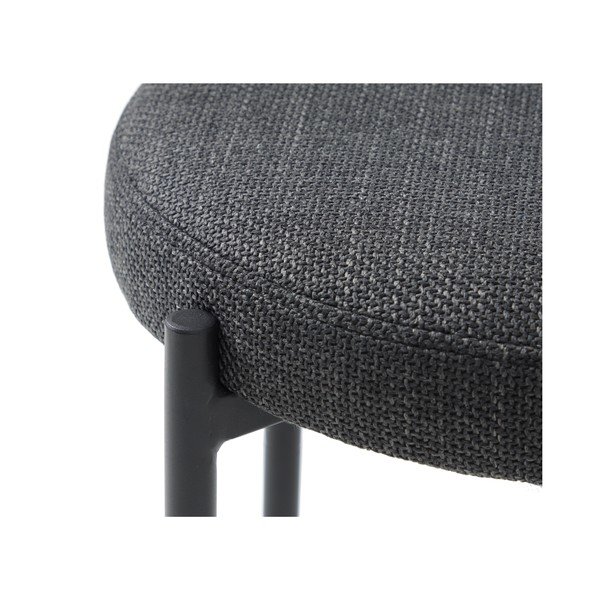 Ciemnoszary metalowy stołek Pelican – Unique Furniture-image-1