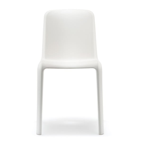 Białe krzesło Pedrali Snow
