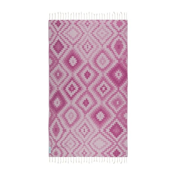Ręcznik hammam Vive Purple, 95x180 cm