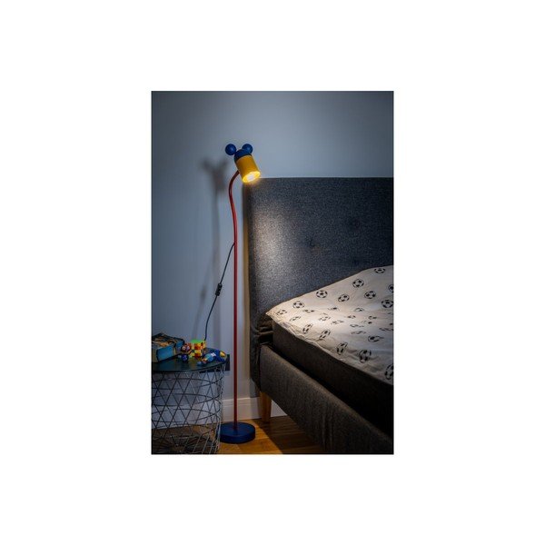 Niebieska lampa stojąca z metalowym kloszem (wysokość 133,5 cm) Mouse – GTV-image-2