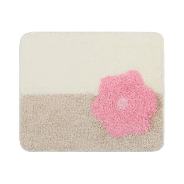 Różowy dywanik łazienkowy Midas, 50x60 cm