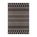 Czarno-beżowy dywan odpowiedni na zewnątrz NORTHRUGS Sidon, 200x290 cm