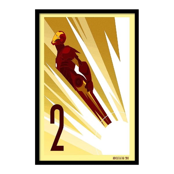Plakat Flying Hero, 35x30 cm