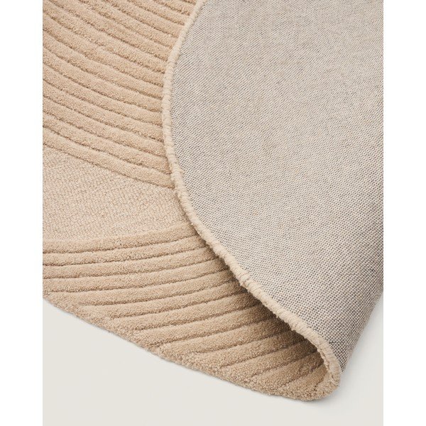 Kremowy wełniany dywan tkany ręcznie 160x230 cm Domm – Kave Home-image-4