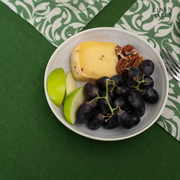 Lniany bieżnik 40x200 cm True Green – Linen Tales-image-2