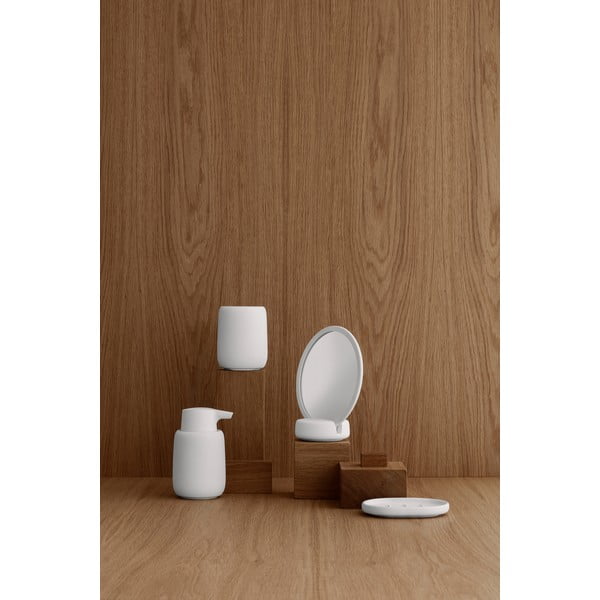 Biały ceramiczny kubek na szczoteczki Blomus, obj. 0,3 l-image-2