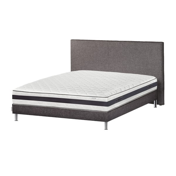 Łóżko z materacem i zagłówkiem Novative Manege, 140x200 cm