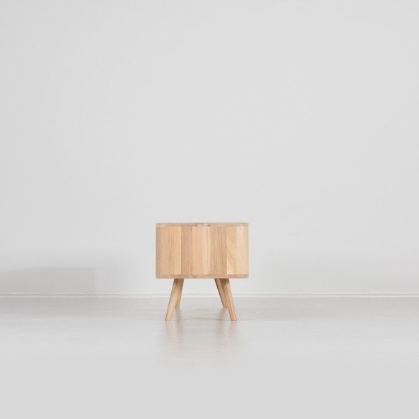 Dębowa szafka pod TV Gazzda Ena, 180x42x45 cm-image-4