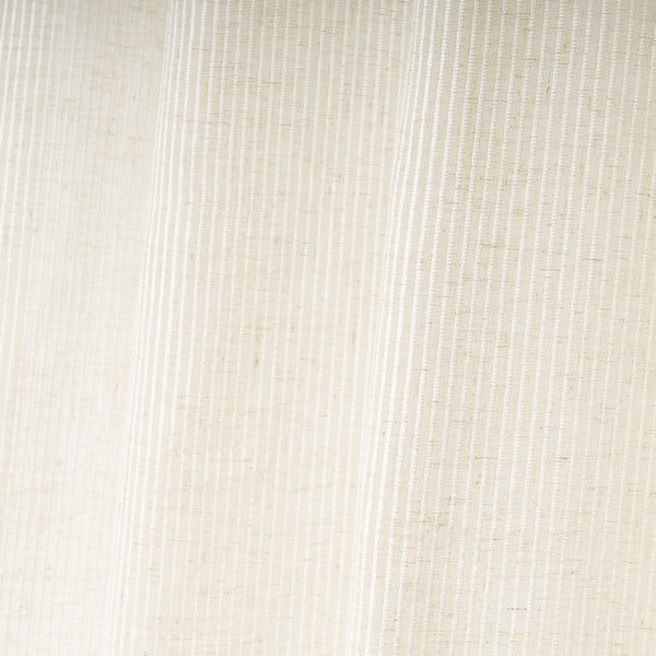 Beżowa firanka z mieszanki lnu 140x260 cm Fifties – Casa Selección-image-4