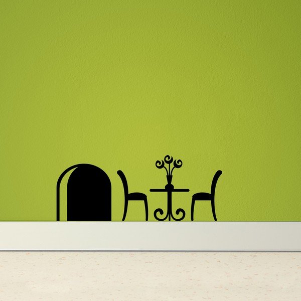 Naklejka Ambiance Mouse Hole And Table-image-1