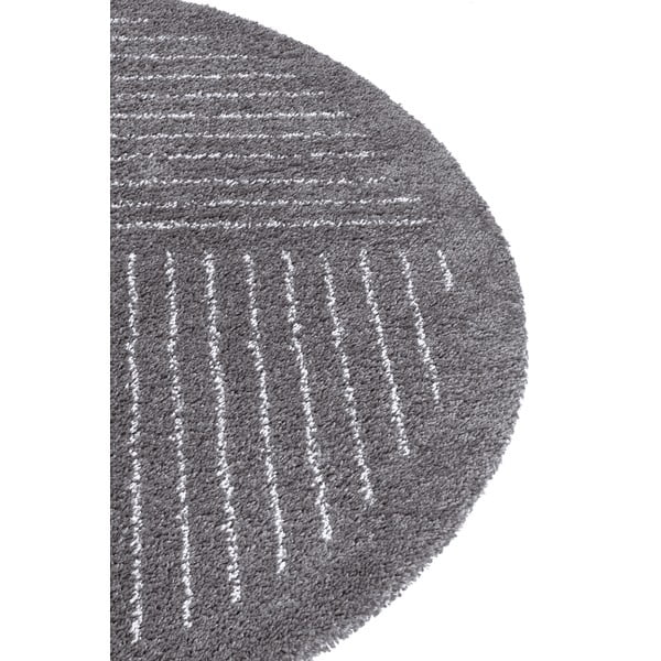 Ciemnoszary okrągły dywan ø 120 cm Dion – Hanse Home-image-4